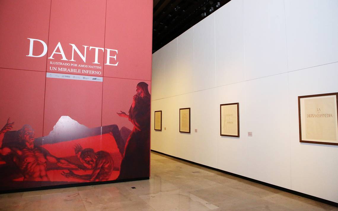 Conoce la expo Dante Ilustrado por Amos Nattini un infierno